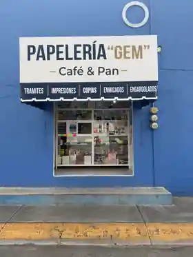 Fachada real de Papelería GEM en Los Héroes Tecámac